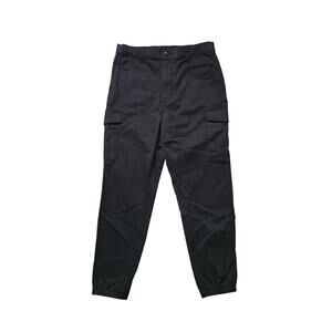 Uniqlo Cargo Jogger Pants Men’s Small Black Stretch RN 139864
